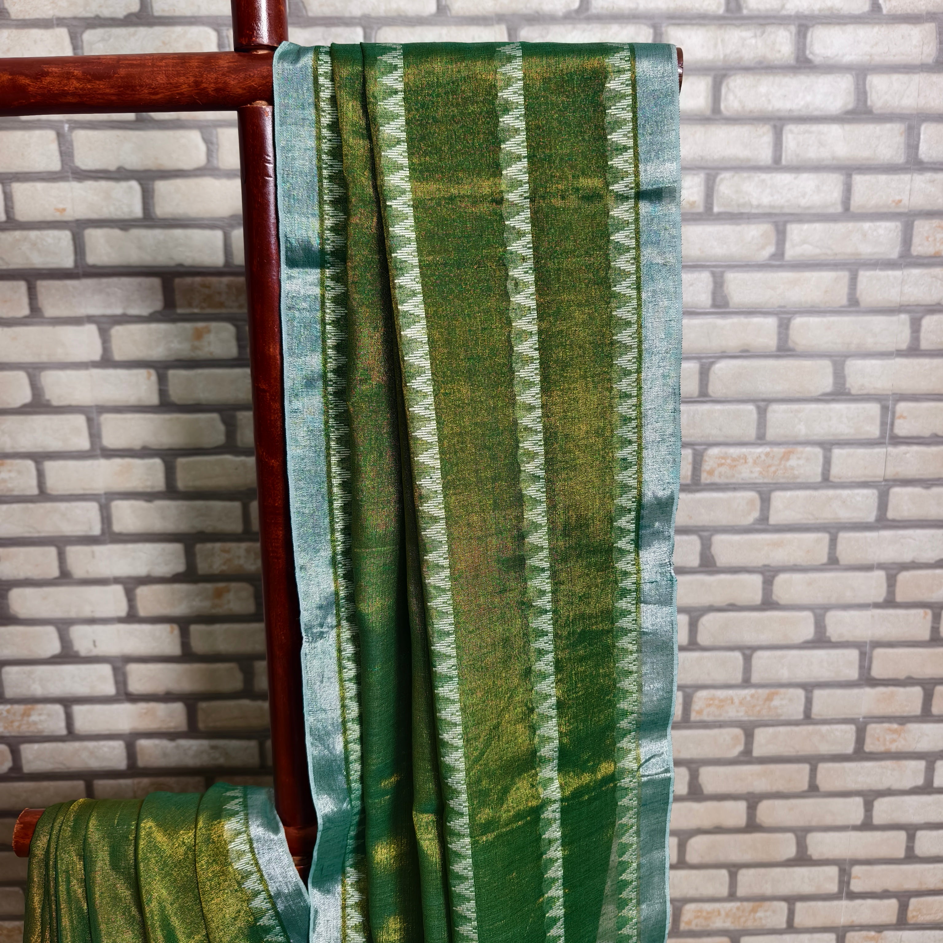 Mehendi Linen Saree