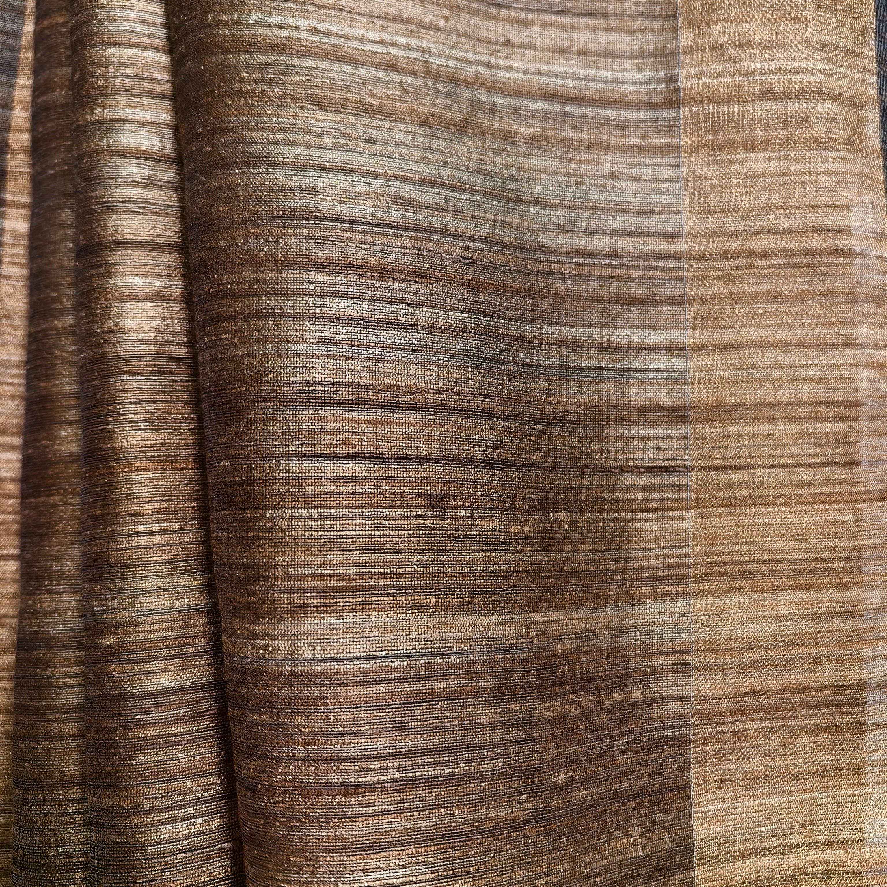 Beige Golden Matka Silk Saree