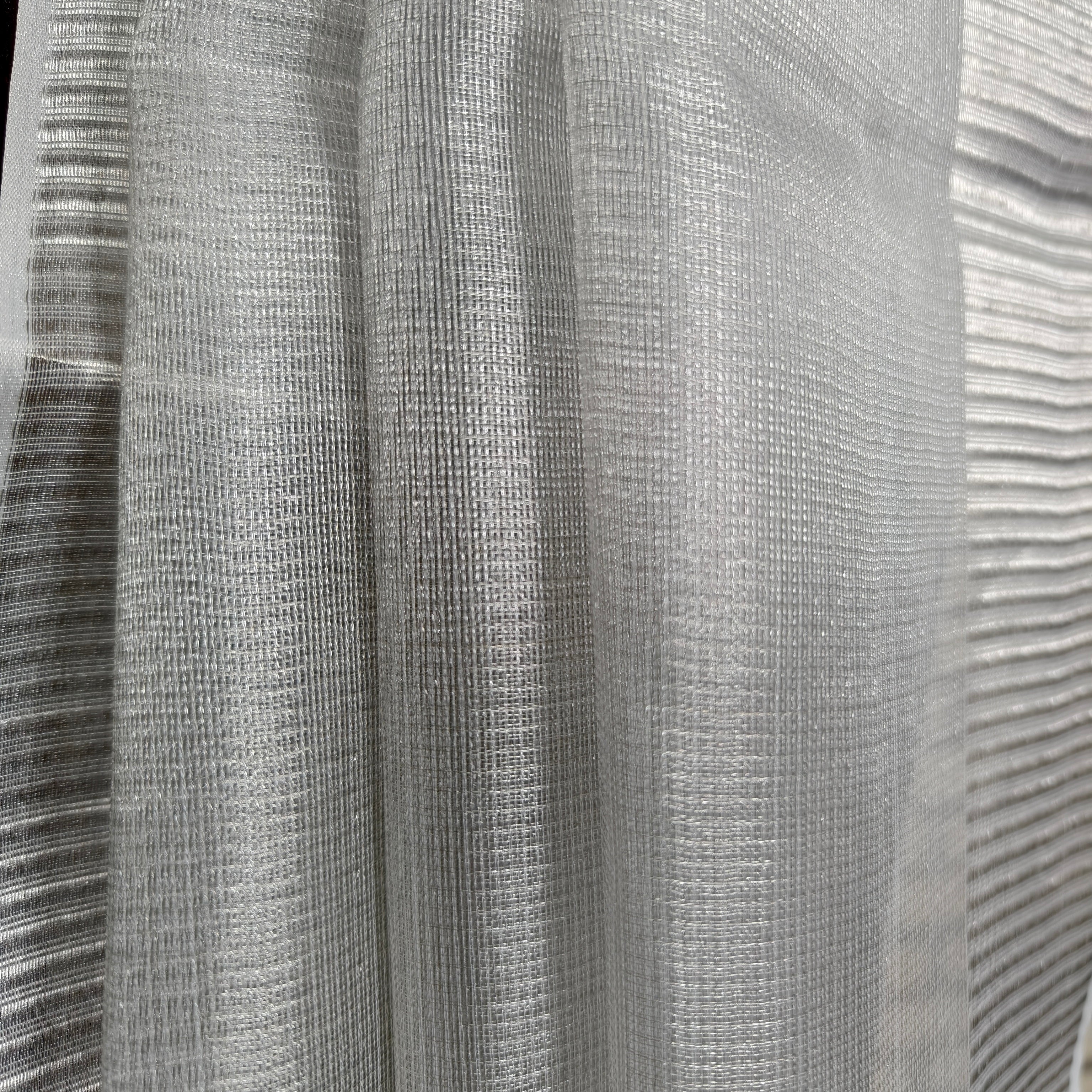 Silver Resham Silk Saree