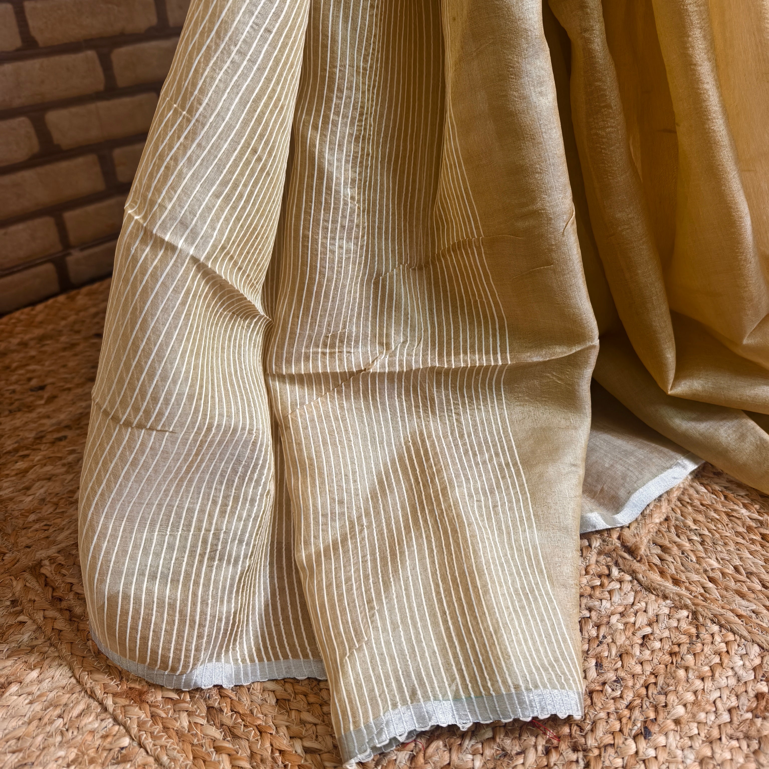 Pure Tussar Resham Silk Saree