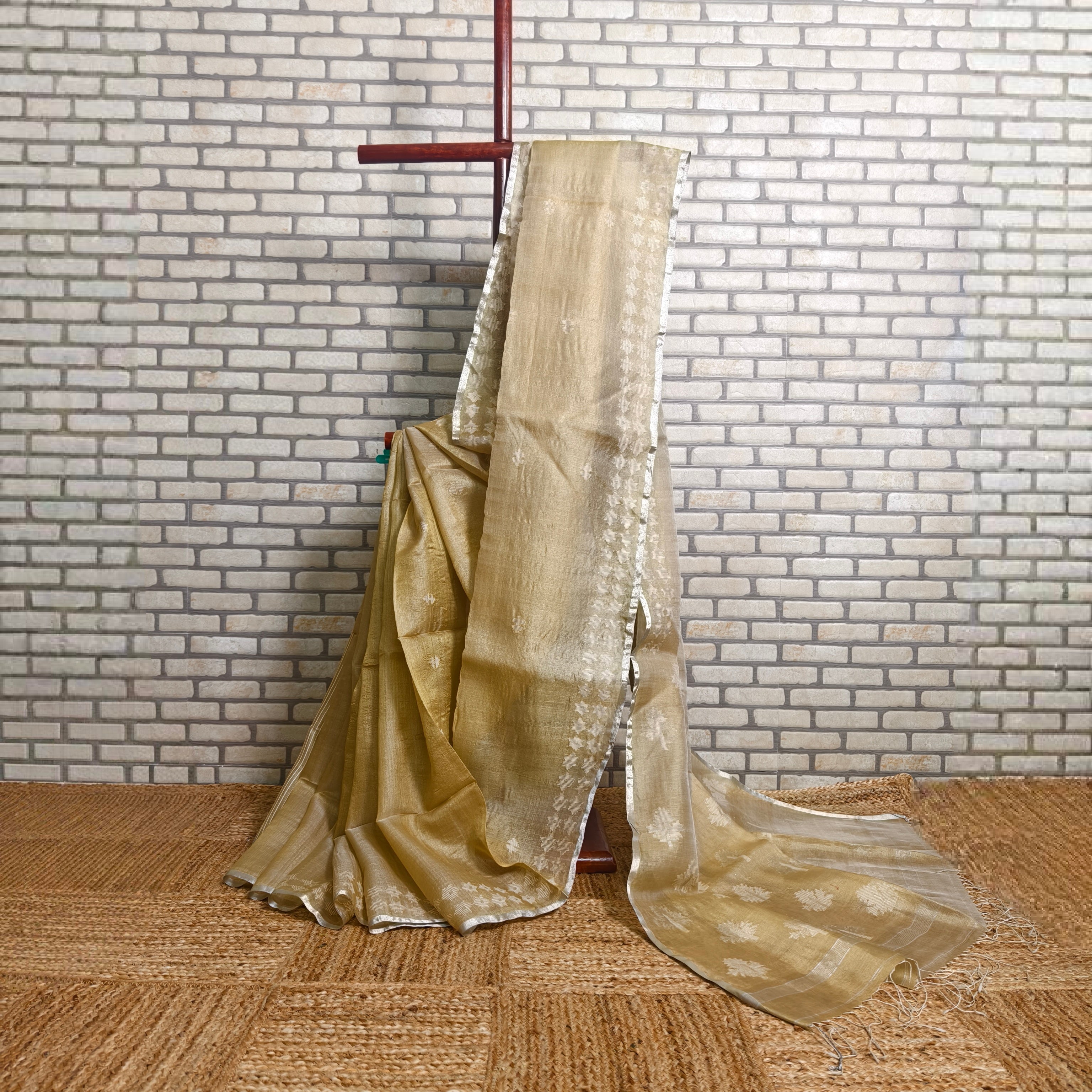 Pure Tussar Resham Silk Saree