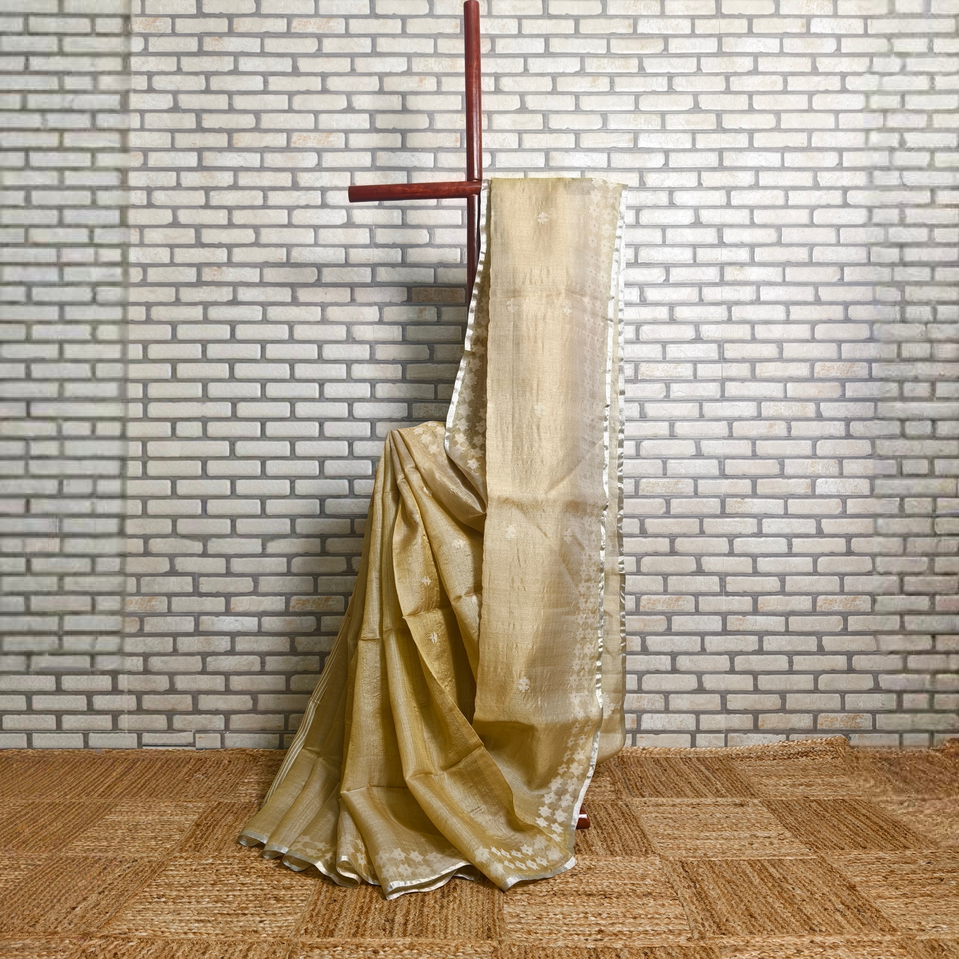 Pure Tussar Resham Silk Saree