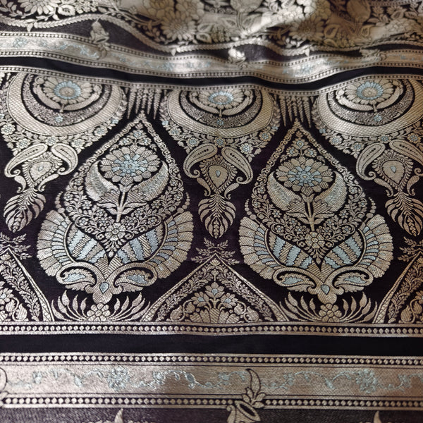 Brownish Wine Mashru Silk Saree