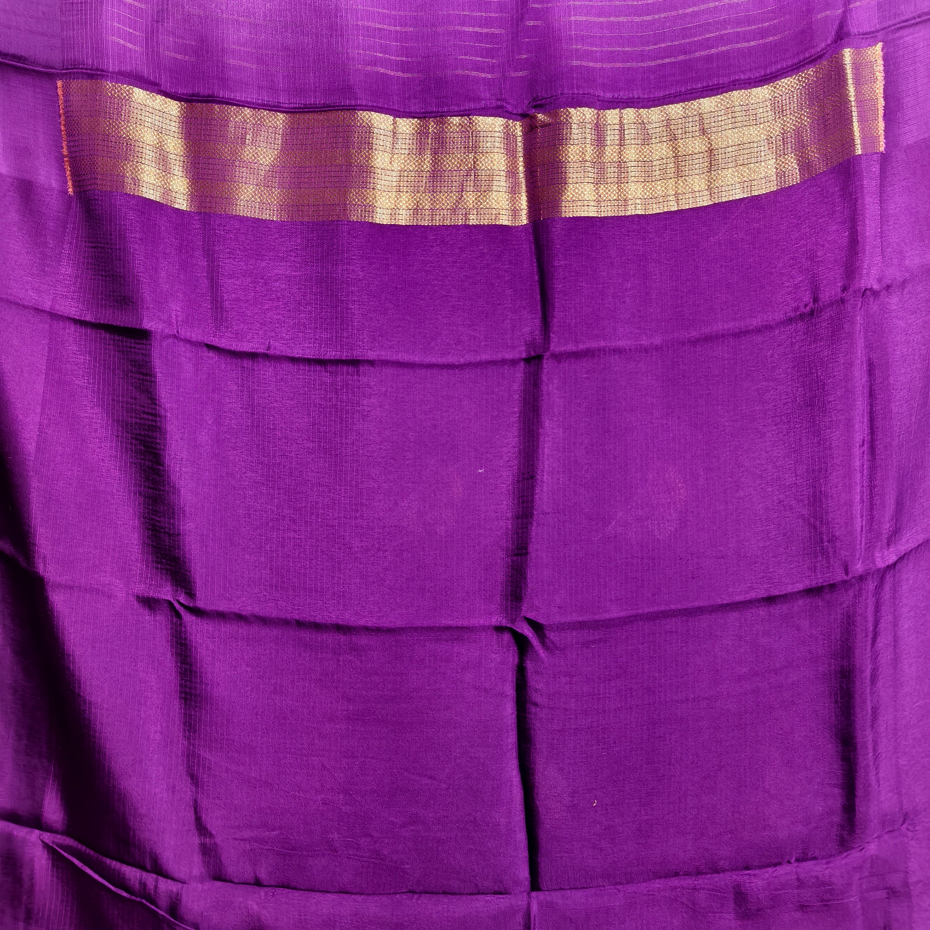 DarkPurple Manipuri Kota Saree