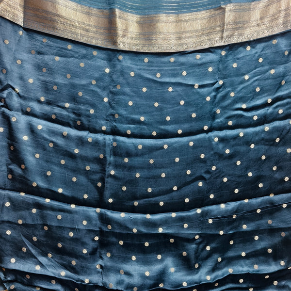 Black Manipuri Kota Saree