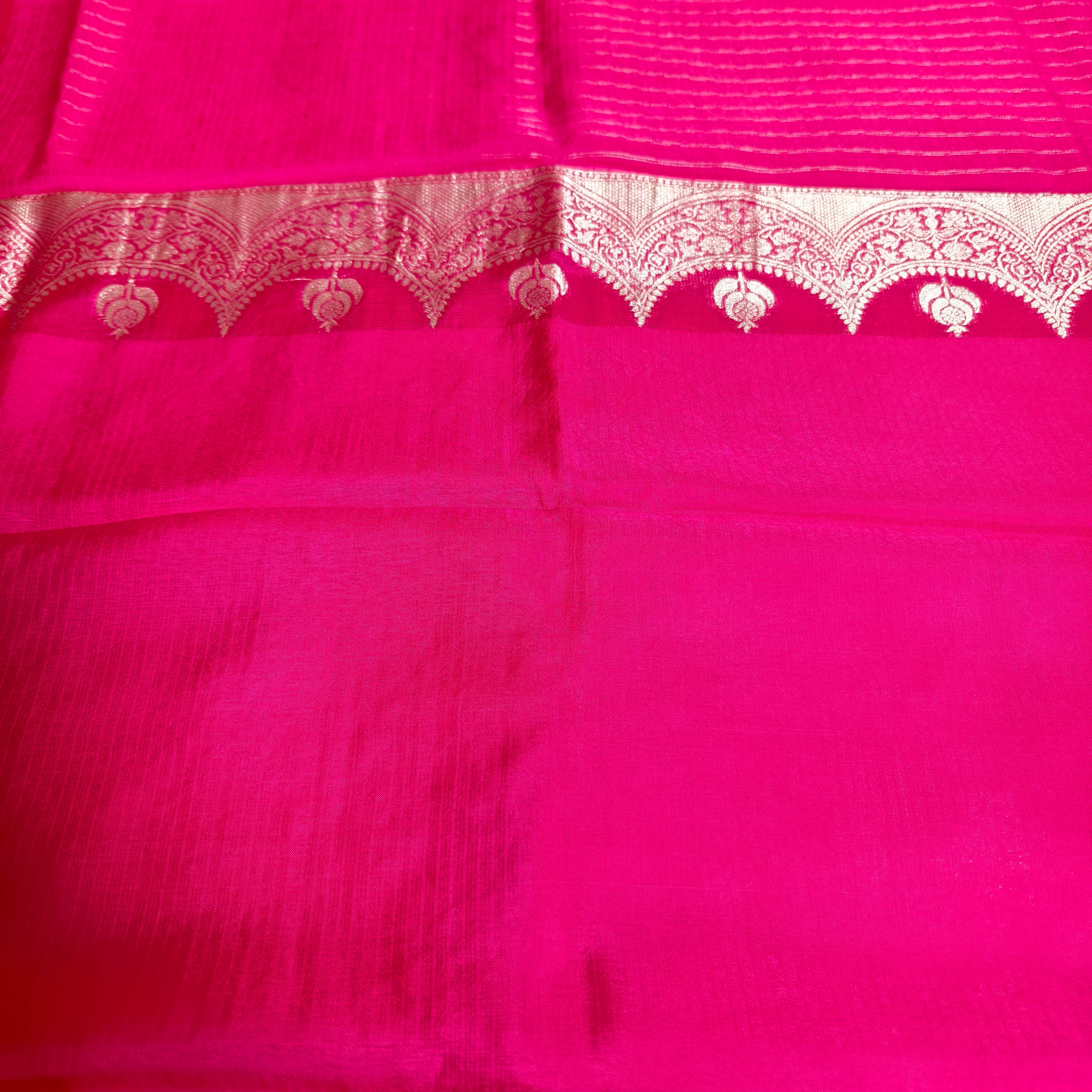 Hot Pink Manipuri Kota Saree