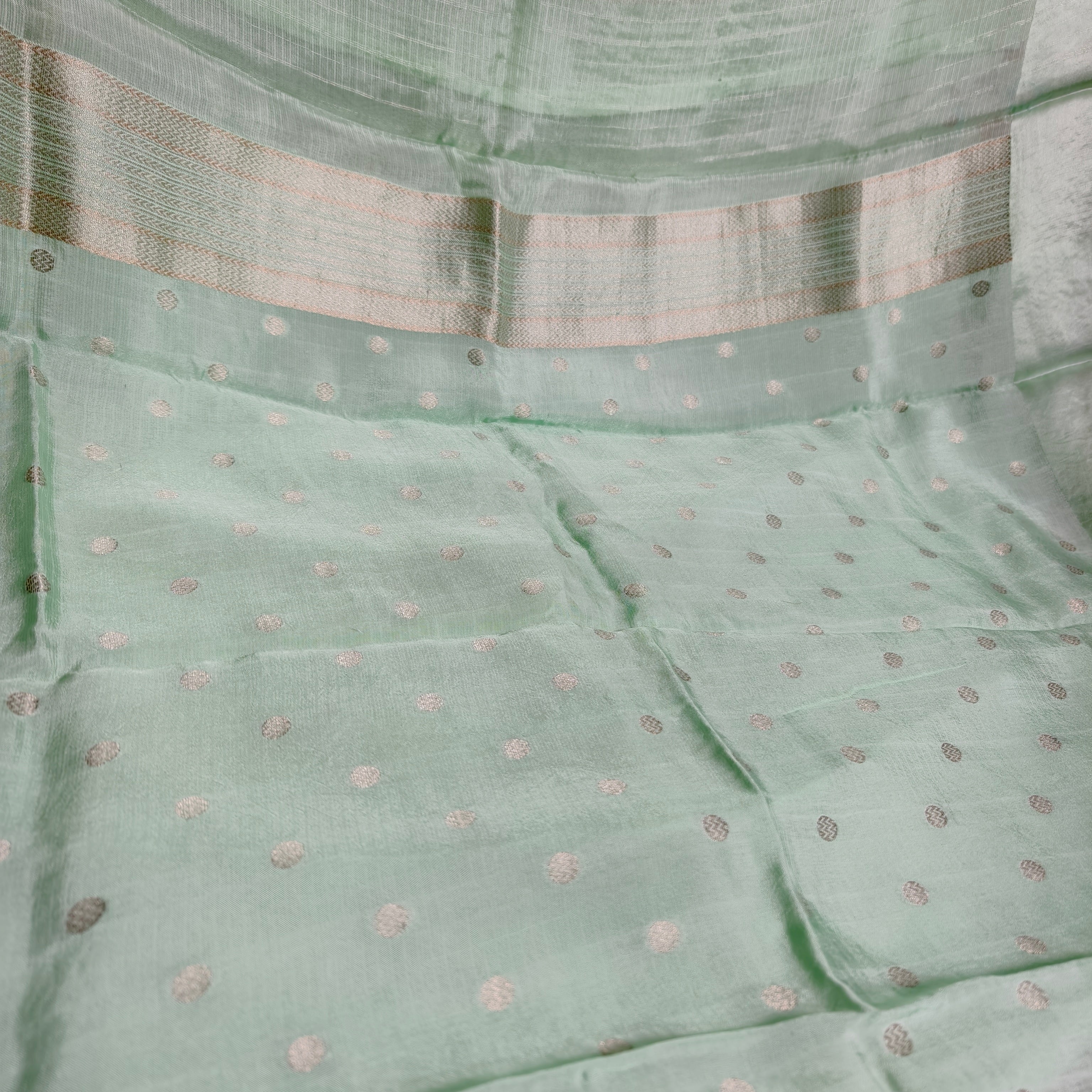 Pista Manipuri Kota Saree