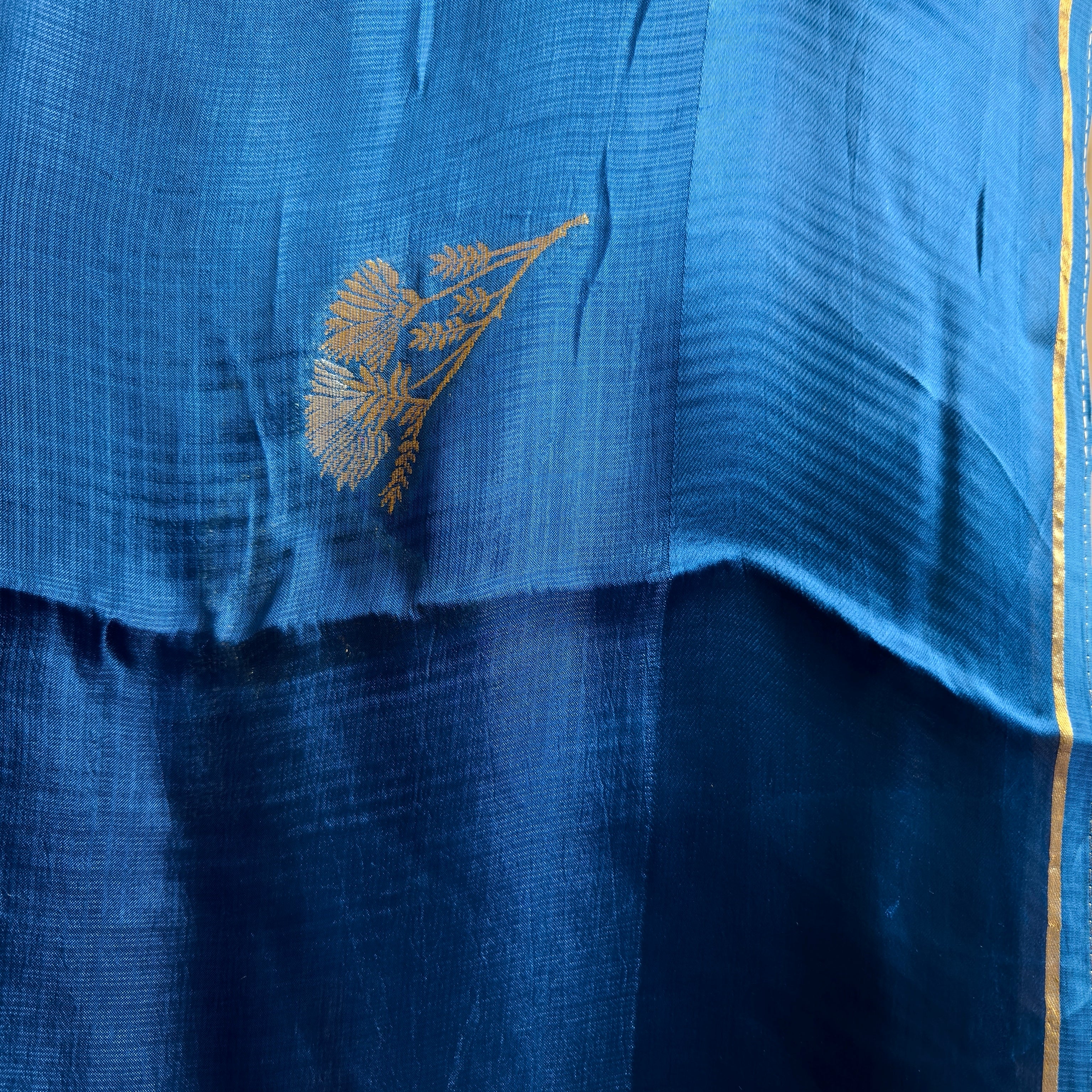 Royal Blue Manipuri Kota Saree