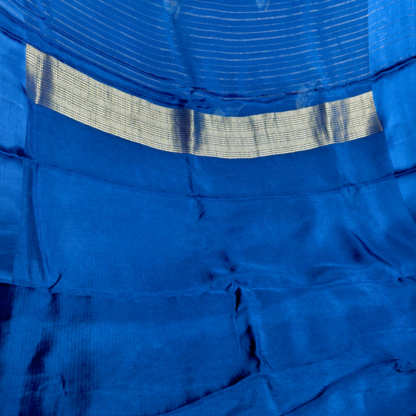 Royal Blue Manipuri Kota Saree