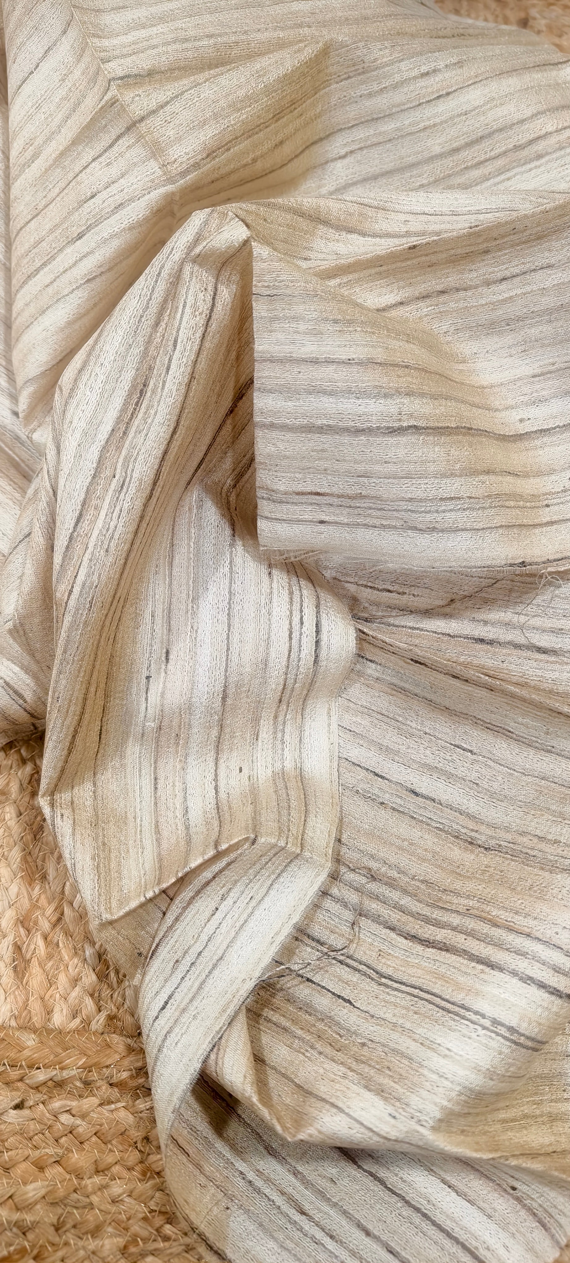 Pure tussar blouse piece 1mtr