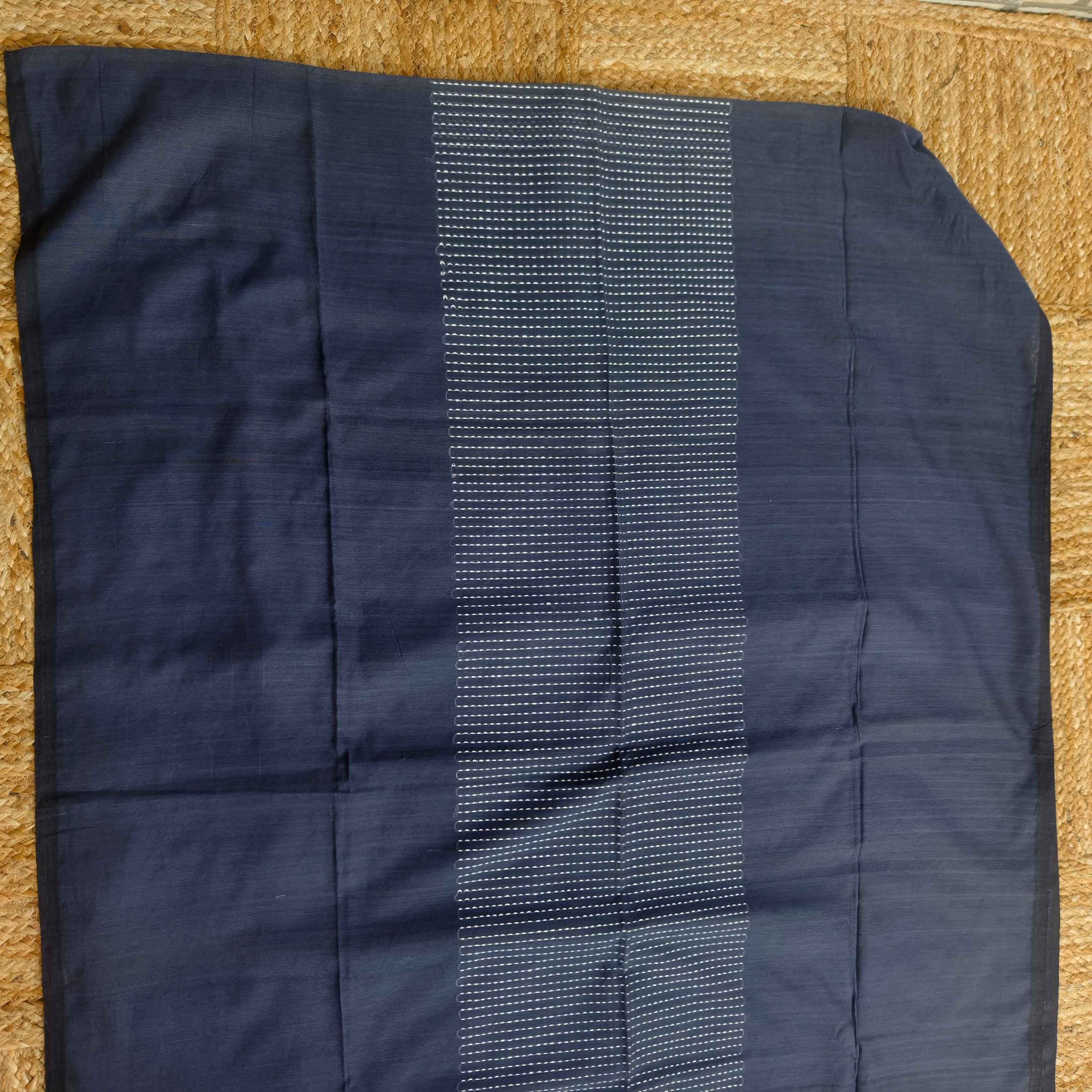 Grey Cotton Kurta Dupatta Set