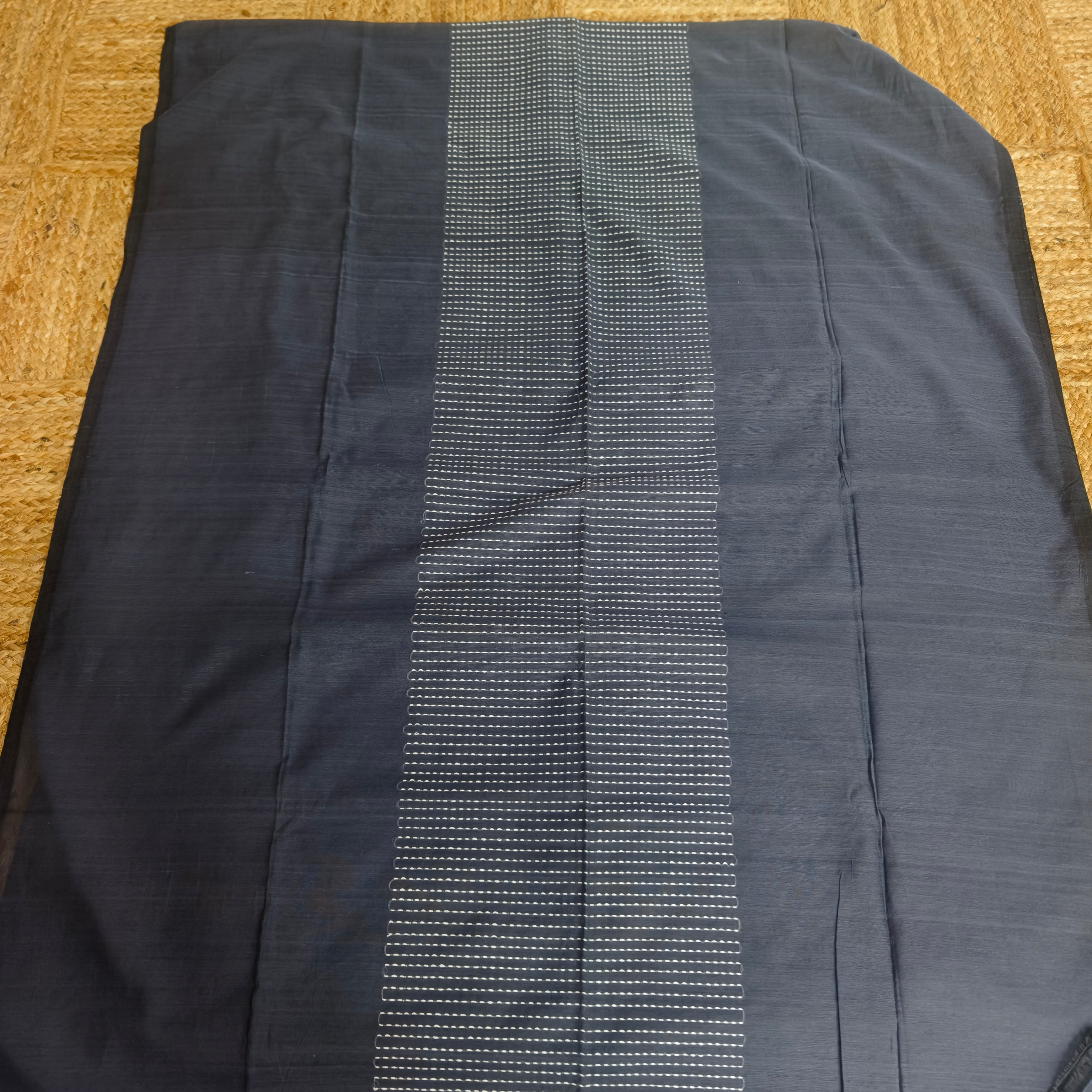 Grey Cotton Kurta Dupatta Set