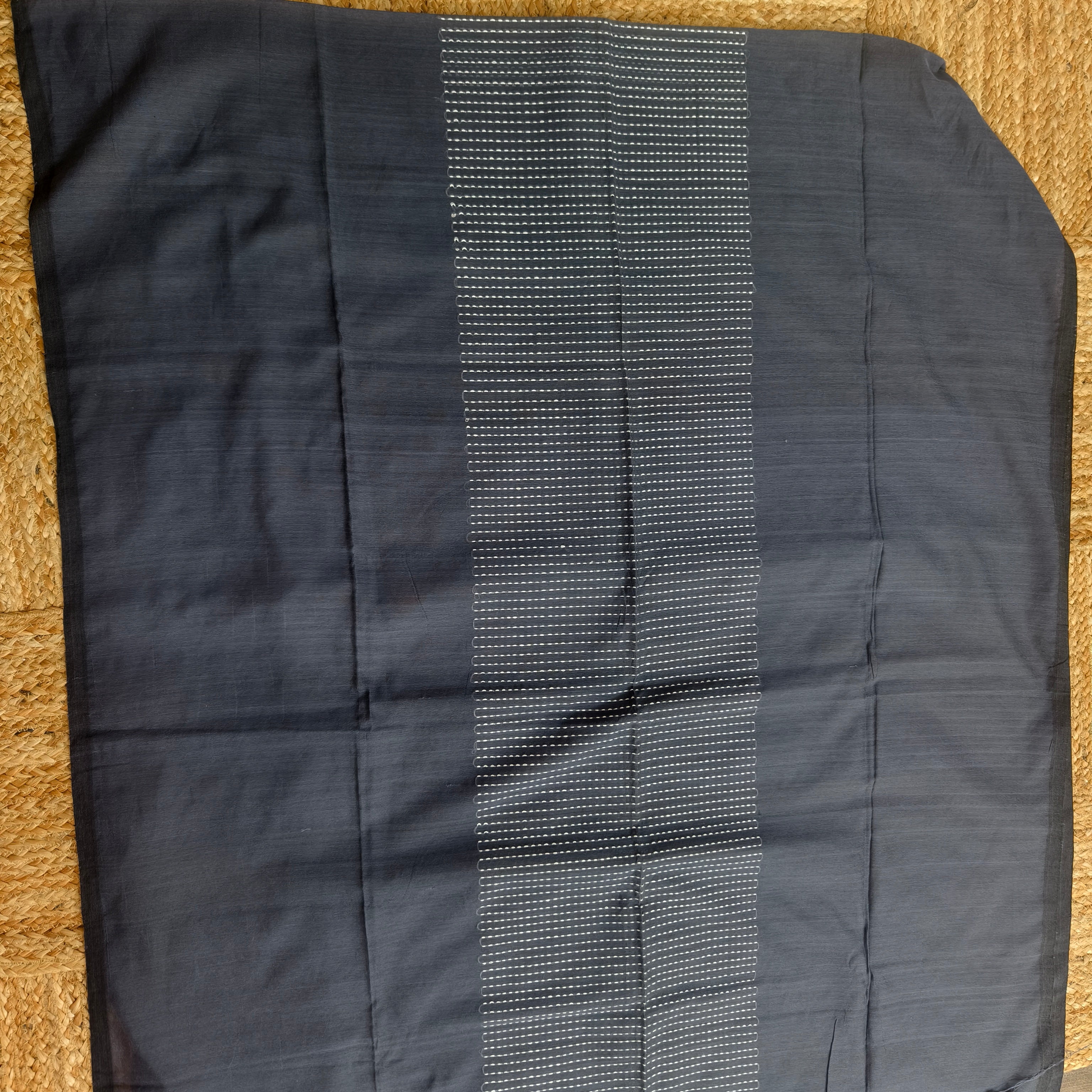 Grey Cotton Kurta Dupatta Set