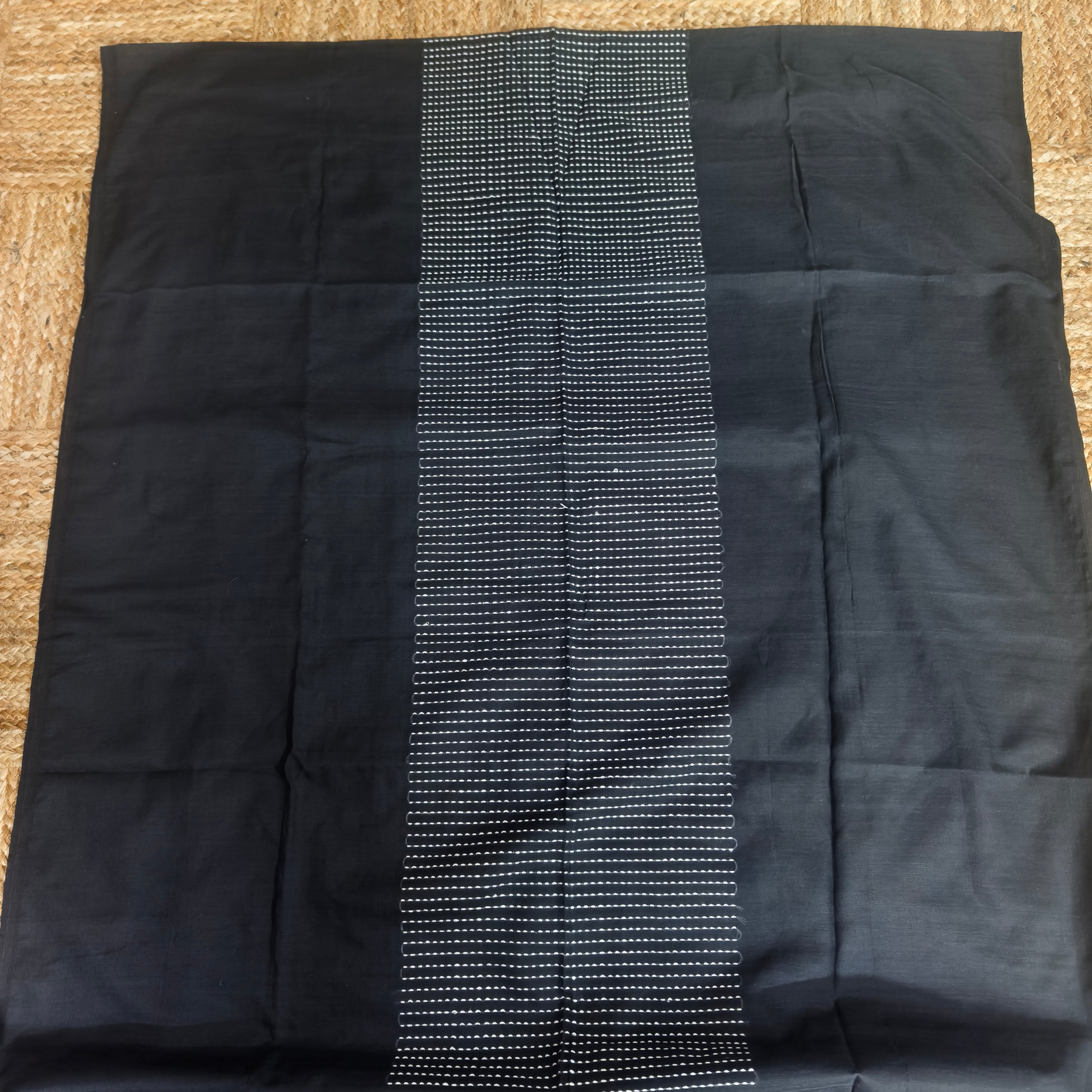Black and White Kurta Dupatta Set